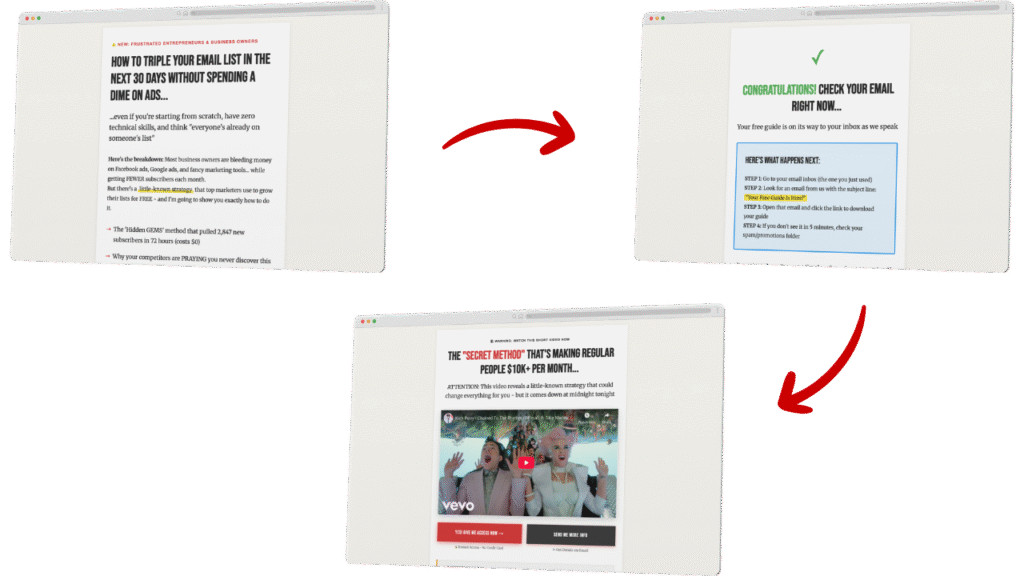 direct response template pack